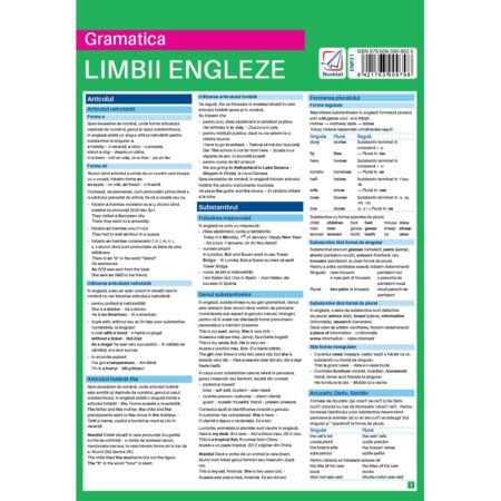 Pliant - Gramatica limbii engleze