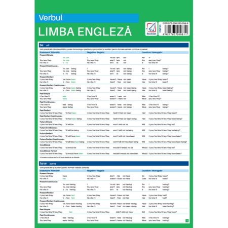 Pliant - Verbul în limba engleză