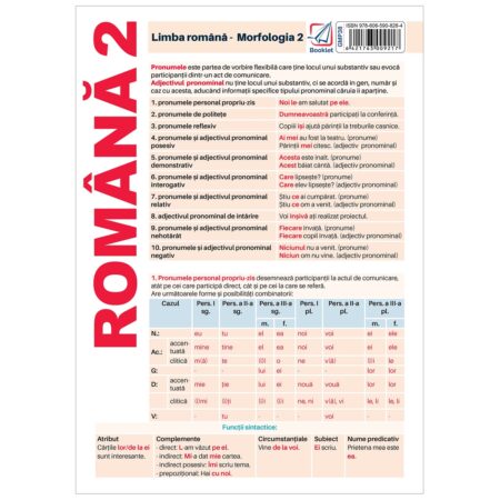 Pliant limba romana - Morfologie 2
